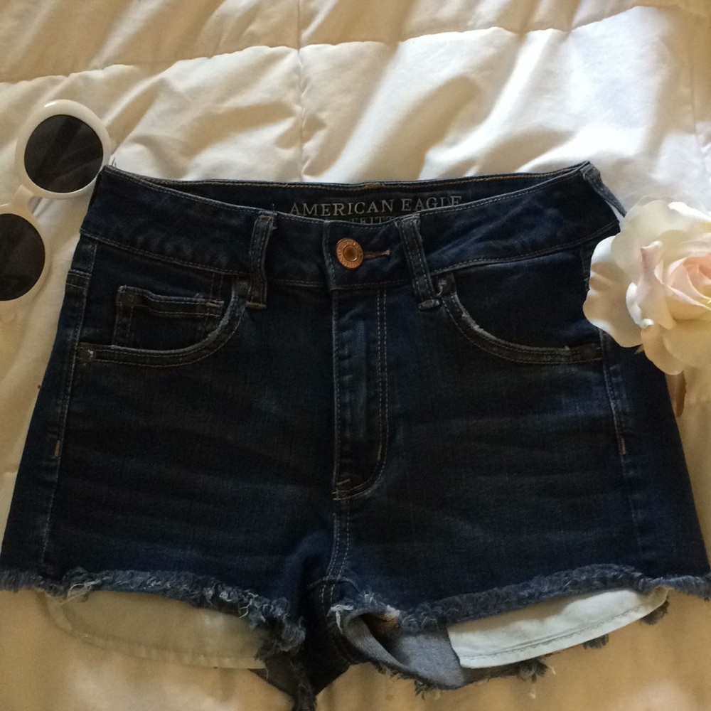 Denim High Wasted Shorts